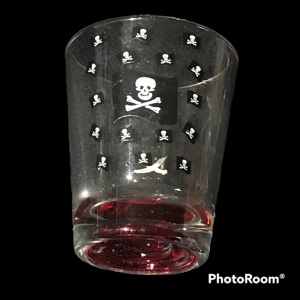 Skulls and Bones Pirate Shot Glass